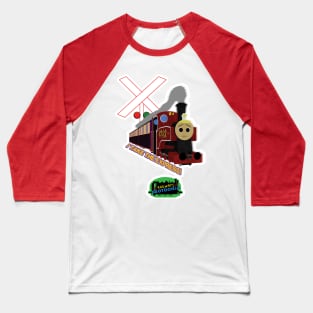 "Express Scott!" - The Railways of Crotoonia Baseball T-Shirt